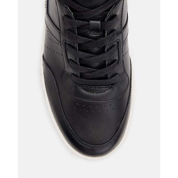 Allsaints Australia Mens Pro Leather High Top Sneakers Black AU58-632